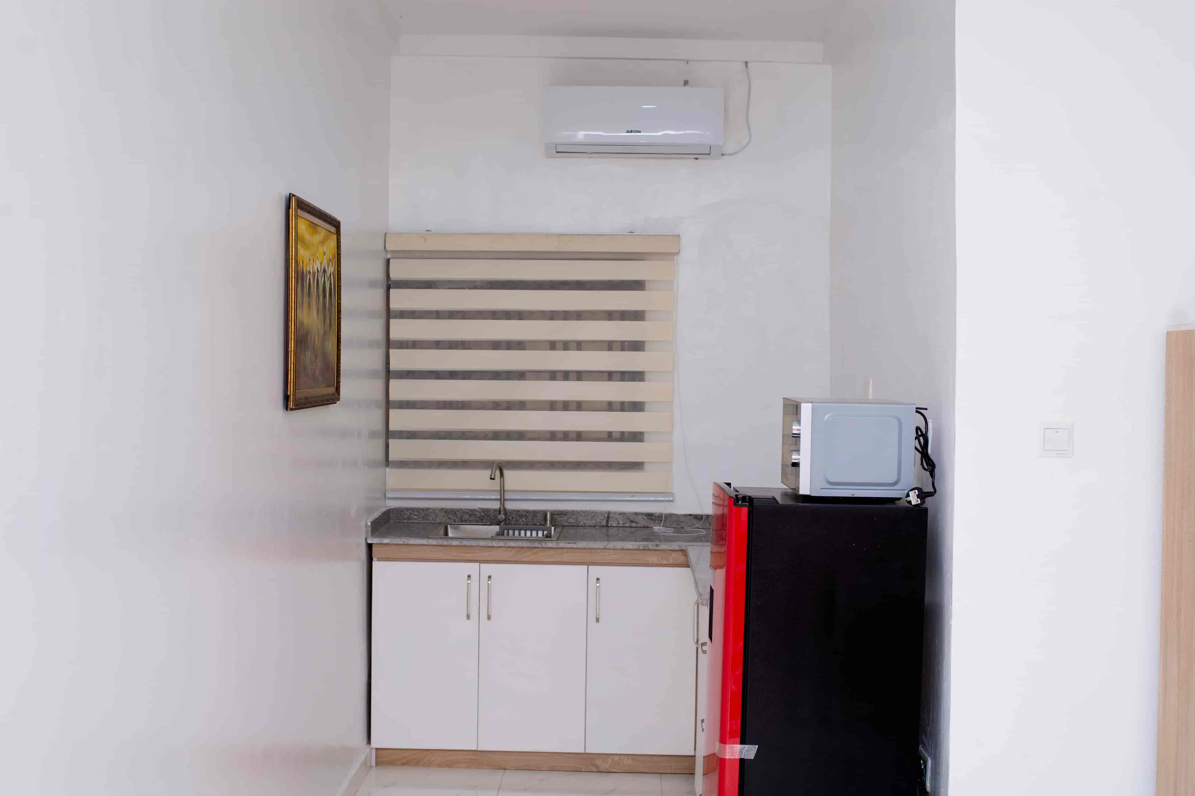 Smart Kitchenette with appliances