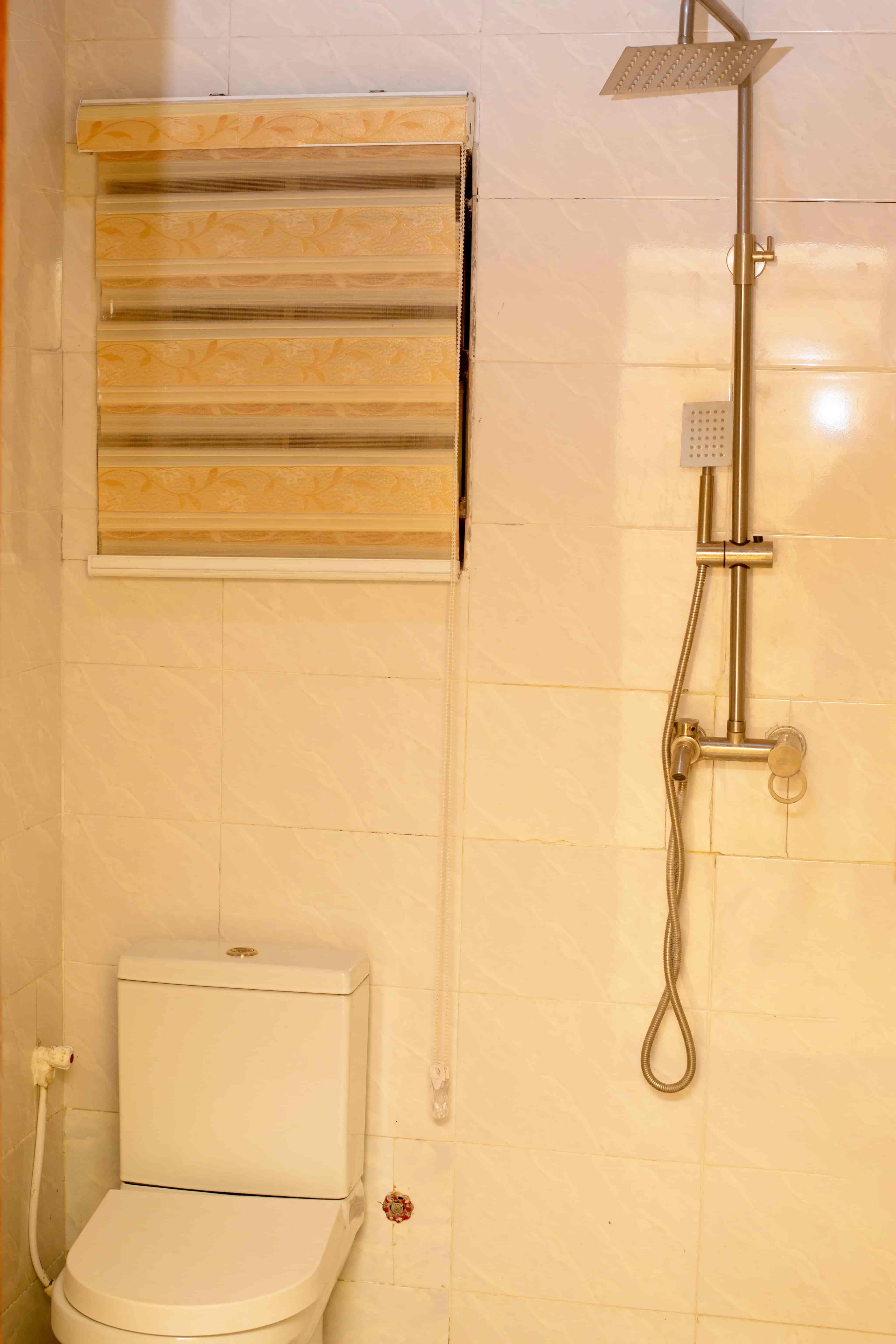 Comfortable shower area