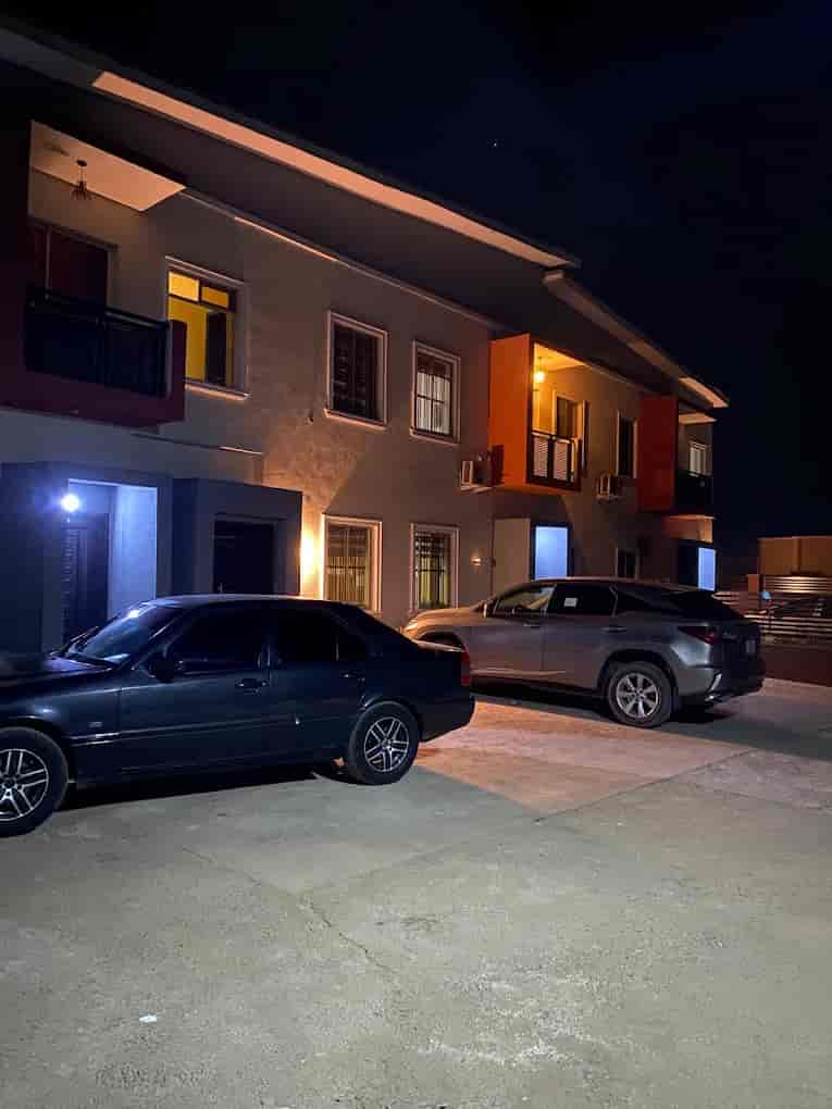 Compound view at night